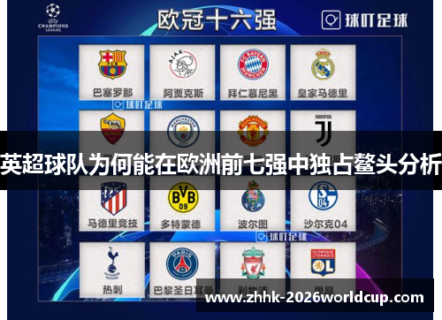 英超球队为何能在欧洲前七强中独占鳌头分析 英超球队为何能在欧洲前七强中独占鳌头分析